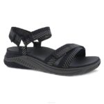 sandalias Dansko 4FJX68 Racquel mujer cinta de espiga negra