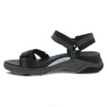 sandalias Dansko 4FJX68 Racquel mujer cinta de espiga negra - Image 3