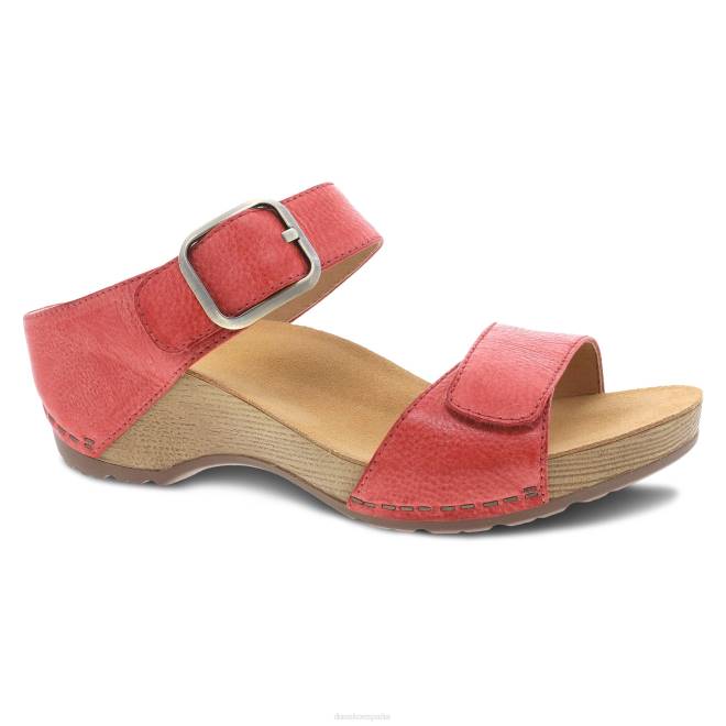sandalias Dansko 4FJX79 tania mujer coral fresado bruñido - Image 1