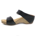 sandalias Dansko 4FJX81 tania mujer negro fresado bruñido - Image 2
