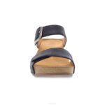 sandalias Dansko 4FJX81 tania mujer negro fresado bruñido - Image 4