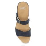 sandalias Dansko 4FJX81 tania mujer negro fresado bruñido - Image 6