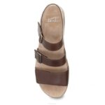 sandalias Dansko 4FJX84 malena mujer becerro marrón liso - Image 5