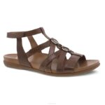 sandalias Dansko 4FJX85 jolene mujer cuero bronceado