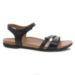 sandalias Dansko 4FJX89 janelle mujer cuero esmaltado negro - Image 2