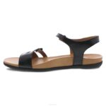 sandalias Dansko 4FJX89 janelle mujer cuero esmaltado negro - Image 3
