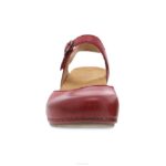 sandalias Dansko 4FJX94 tiffani mujer rojo fresado bruñido - Image 4