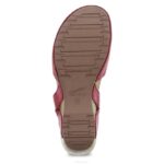 sandalias Dansko 4FJX94 tiffani mujer rojo fresado bruñido - Image 8