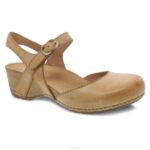 sandalias Dansko 4FJX95 tiffani mujer bronceado fresado bruñido