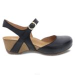 sandalias Dansko 4FJX96 tiffani mujer negro fresado bruñido - Image 2