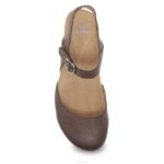 sandalias Dansko 4FJX98 tiffani mujer marrón fresado bruñido - Image 5