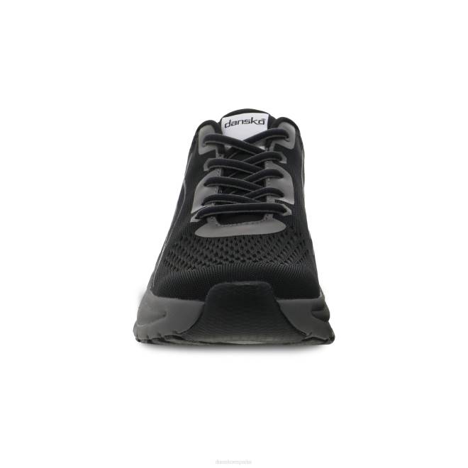 zapatillas de deporte y al aire libre Dansko 4FJX203 paso mujer malla negra/gris - Image 3