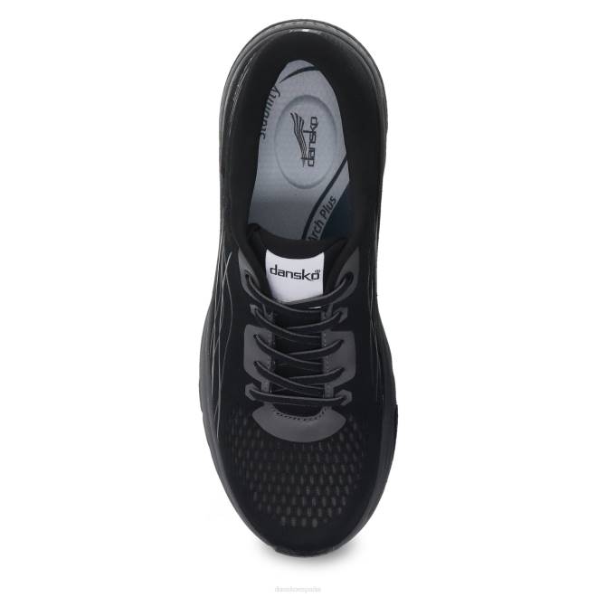zapatillas de deporte y al aire libre Dansko 4FJX203 paso mujer malla negra/gris - Image 5
