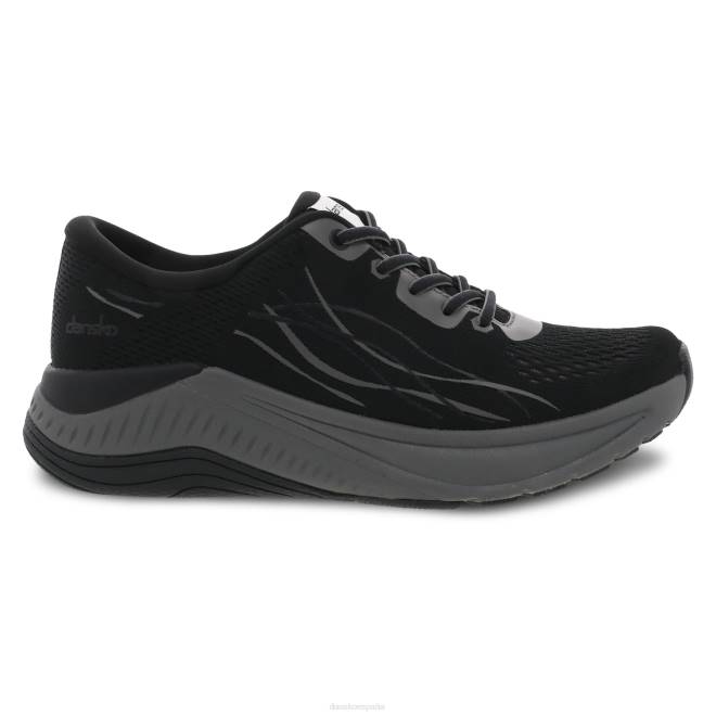 zapatillas de deporte y al aire libre Dansko 4FJX204 ritmo amplio mujer malla negra/gris - Image 2