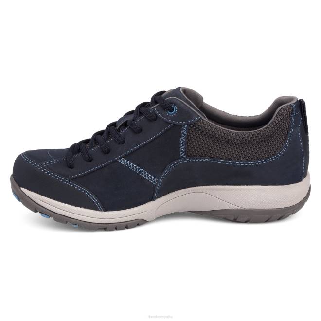zapatillas de deporte y al aire libre Dansko 4FJX207 cachemir mujer Nubuck molido azul marino - Image 2