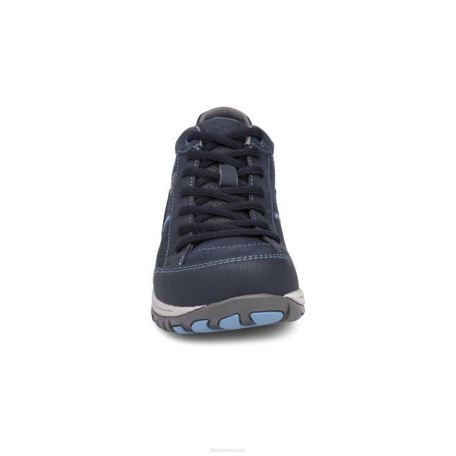 zapatillas de deporte y al aire libre Dansko 4FJX207 cachemir mujer Nubuck molido azul marino - Image 3
