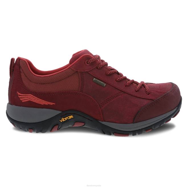zapatillas de deporte y al aire libre Dansko 4FJX209 cachemir mujer ante rojo bruñido - Image 2