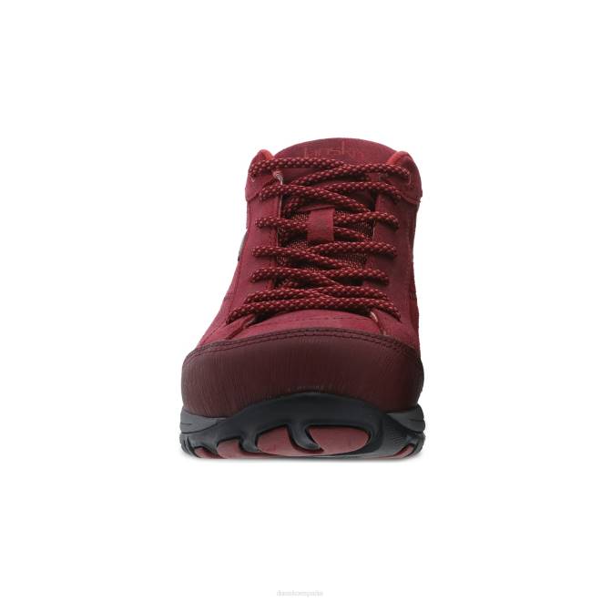 zapatillas de deporte y al aire libre Dansko 4FJX209 cachemir mujer ante rojo bruñido - Image 3