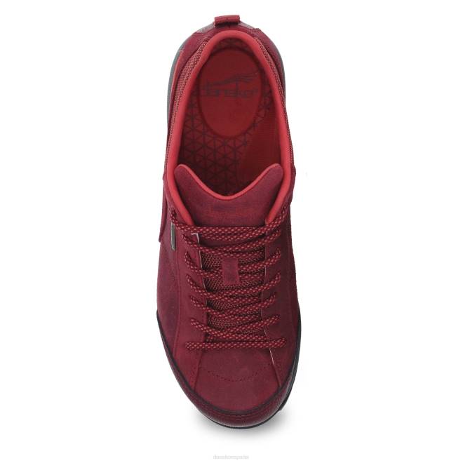 zapatillas de deporte y al aire libre Dansko 4FJX209 cachemir mujer ante rojo bruñido - Image 5