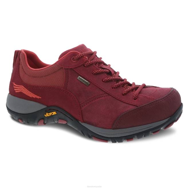 zapatillas de deporte y al aire libre Dansko 4FJX209 cachemir mujer ante rojo bruñido - Image 1