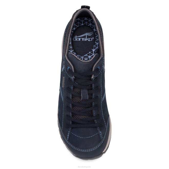 zapatillas de deporte y al aire libre Dansko 4FJX210 Paisley ancho mujer Nubuck molido azul marino - Image 5
