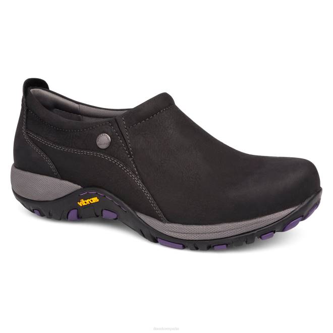 zapatillas de deporte y al aire libre Dansko 4FJX213 patty mujer Nubuck molido negro - Image 1
