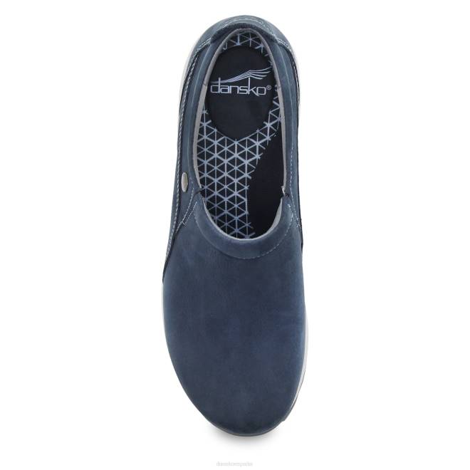zapatillas de deporte y al aire libre Dansko 4FJX214 patty mujer Nubuck molido azul marino - Image 5