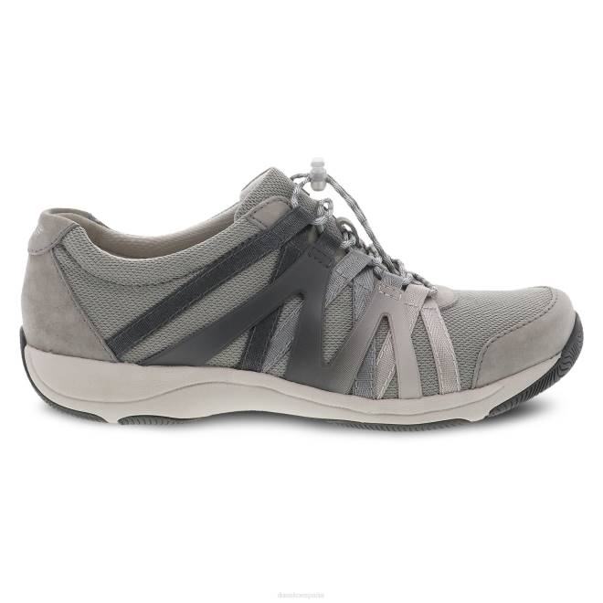 zapatillas de deporte y al aire libre Dansko 4FJX215 henriette mujer ante gris - Image 2