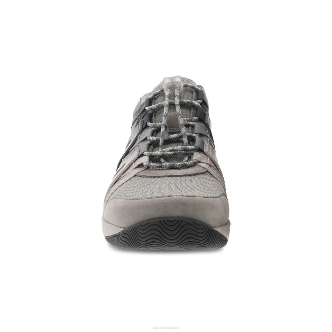 zapatillas de deporte y al aire libre Dansko 4FJX215 henriette mujer ante gris - Image 3