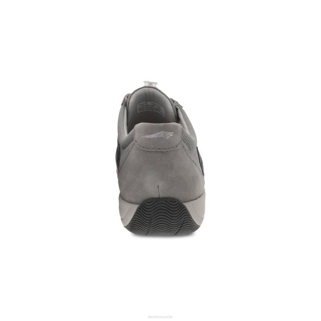 zapatillas de deporte y al aire libre Dansko 4FJX215 henriette mujer ante gris - Image 4