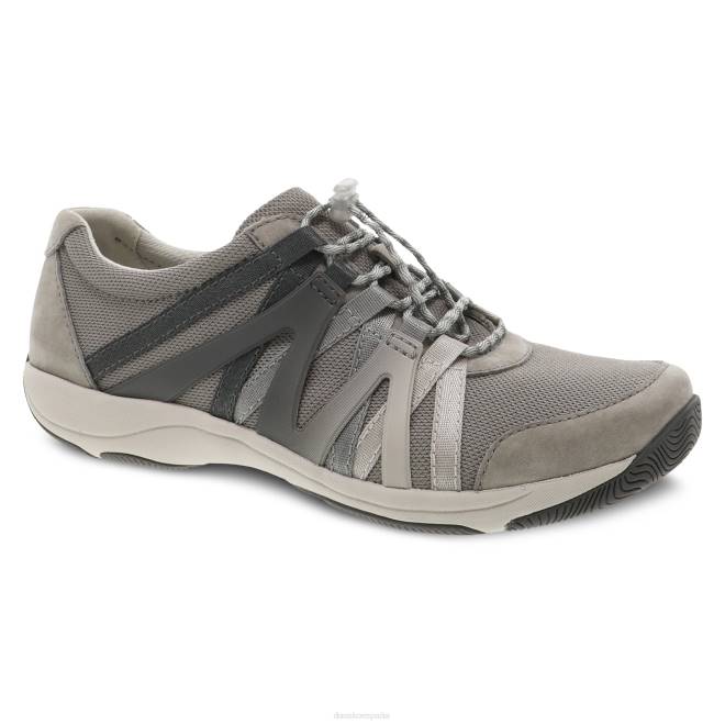 zapatillas de deporte y al aire libre Dansko 4FJX215 henriette mujer ante gris - Image 1