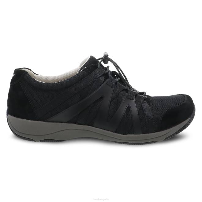 zapatillas de deporte y al aire libre Dansko 4FJX218 Enriqueta ancha mujer ante negro - Image 2