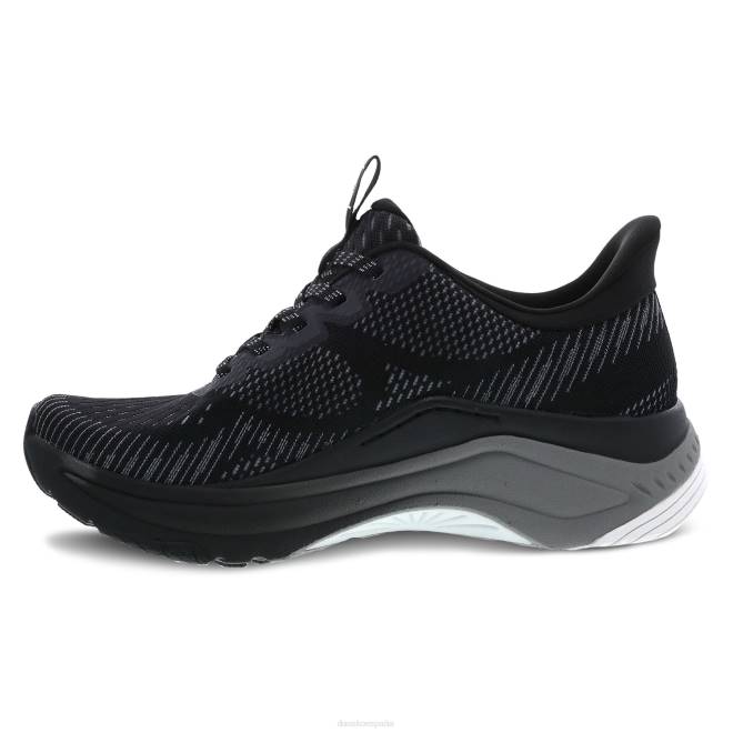 zapatillas de deporte y al aire libre Dansko 4FJX219 peonía mujer malla negra - Image 3