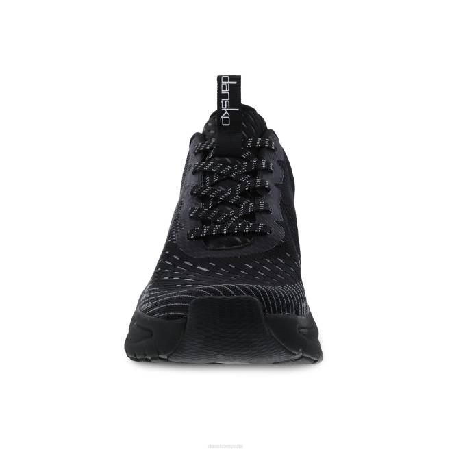 zapatillas de deporte y al aire libre Dansko 4FJX219 peonía mujer malla negra - Image 4