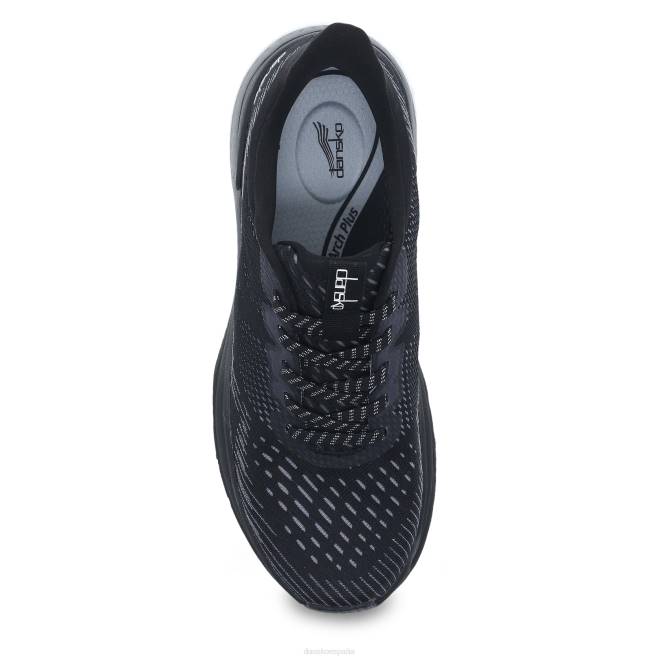 zapatillas de deporte y al aire libre Dansko 4FJX219 peonía mujer malla negra - Image 8