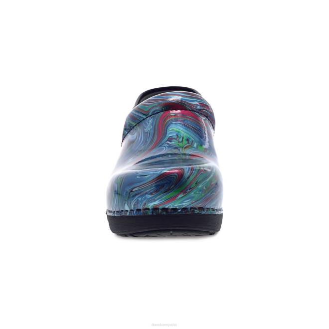 zuecos Dansko 4FJX13 XP 2.0 mujer patente de remolino de mármol - Image 3