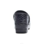 zuecos Dansko 4FJX242 amplio profesional mujer labrado negro - Image 4