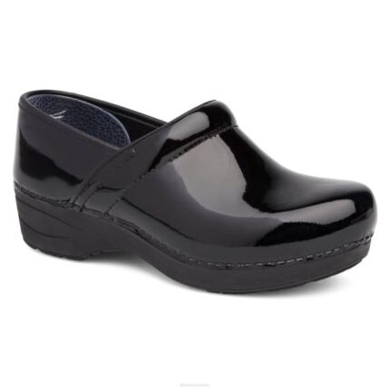 zuecos Dansko 4FJX243 amplio xp 2.0 mujer charol negro