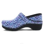 zuecos Dansko 4FJX43 es profesional mujer tablero de cuero azul - Image 2