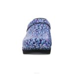 zuecos Dansko 4FJX43 es profesional mujer tablero de cuero azul - Image 3