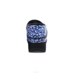 zuecos Dansko 4FJX43 es profesional mujer tablero de cuero azul - Image 4