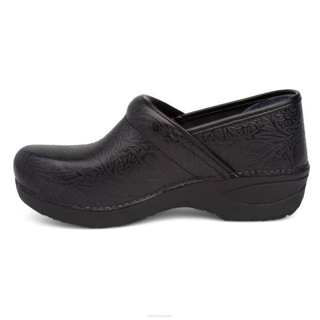 zuecos Dansko 4FJX4 XP 2.0 mujer estampado floral negro - Image 2