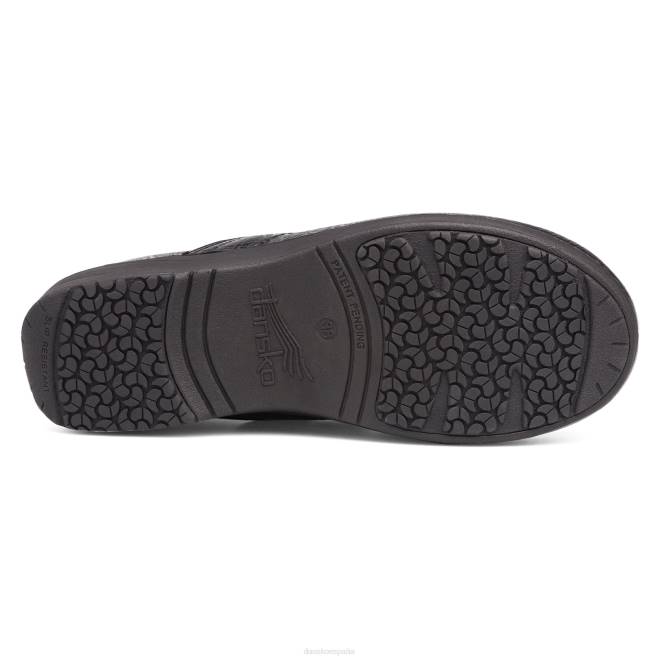 zuecos Dansko 4FJX4 XP 2.0 mujer estampado floral negro - Image 6