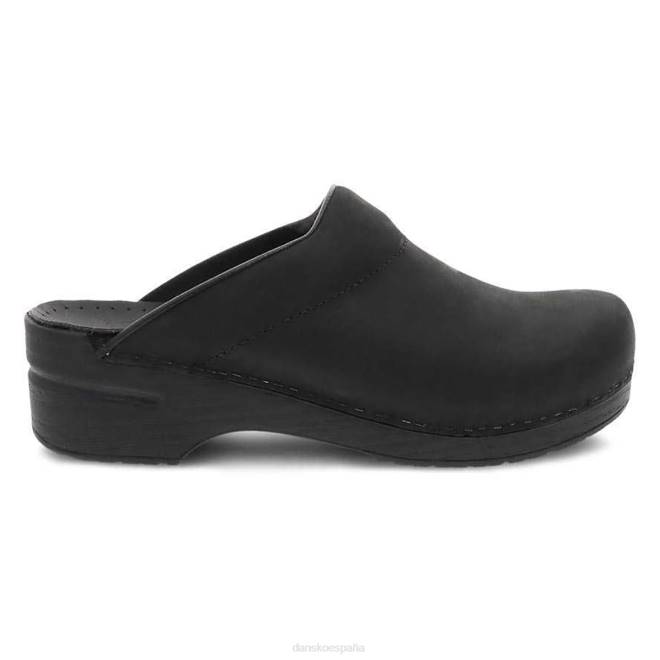 zuecos_dansko_4fjx54_carlos_personalizado_mujer_negro_aceitado.jpg zuecos Dansko 4FJX54 Carlos personalizado mujer negro aceitado - Image 1