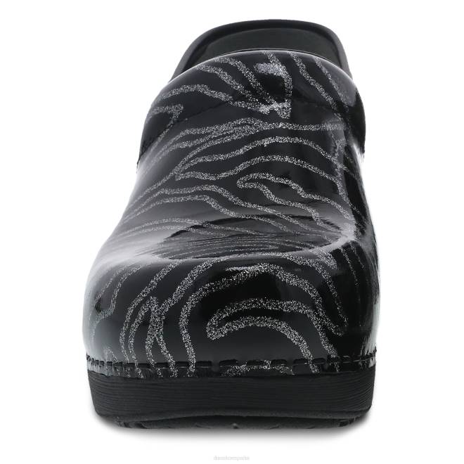 zuecos Dansko 4FJX9 XP 2.0 mujer patente de ondas de brillo - Image 2