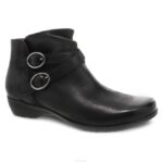 botas y botines Dansko 4FJX228 fe mujer nubuck negro bruñido