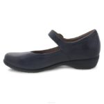 Mary Janes Dansko 4FJX151 cervatillo mujer becerro bruñido azul marino - Image 2