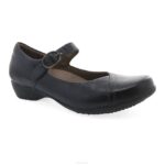 Mary Janes Dansko 4FJX151 cervatillo mujer becerro bruñido azul marino