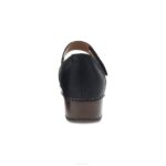 Mary Janes Dansko 4FJX153 beatriz mujer nubuck negro bruñido - Image 4