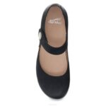 Mary Janes Dansko 4FJX153 beatriz mujer nubuck negro bruñido - Image 5